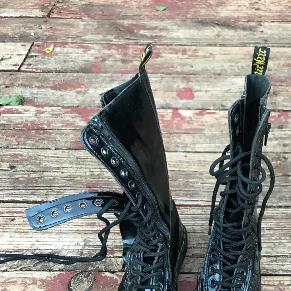Black lace up Dr. Martens